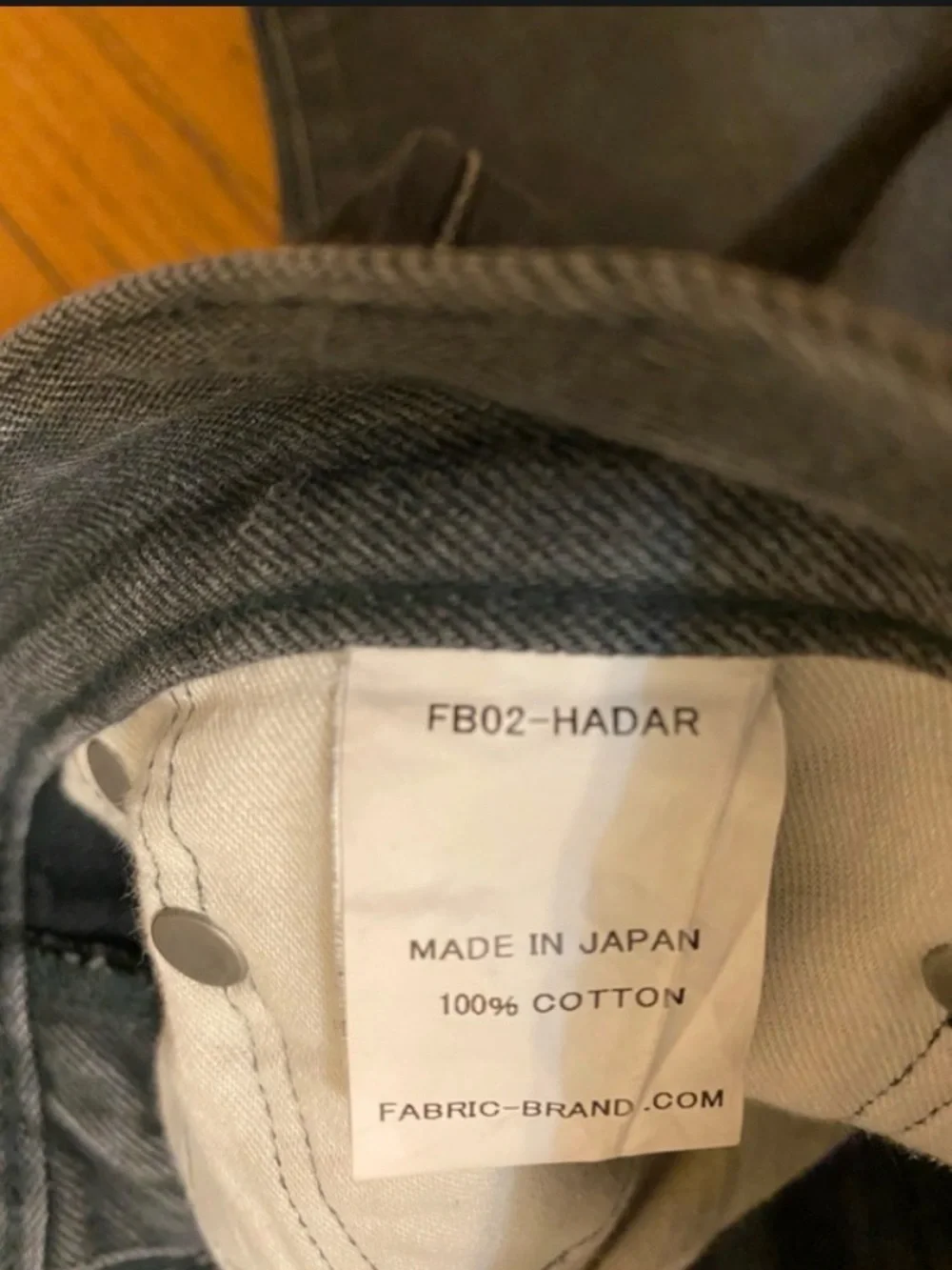 Fabric Brand Japan Selvedge Denim Jeans Slim Straight Dry Gray Japan 🇯🇵 Sz 30x34